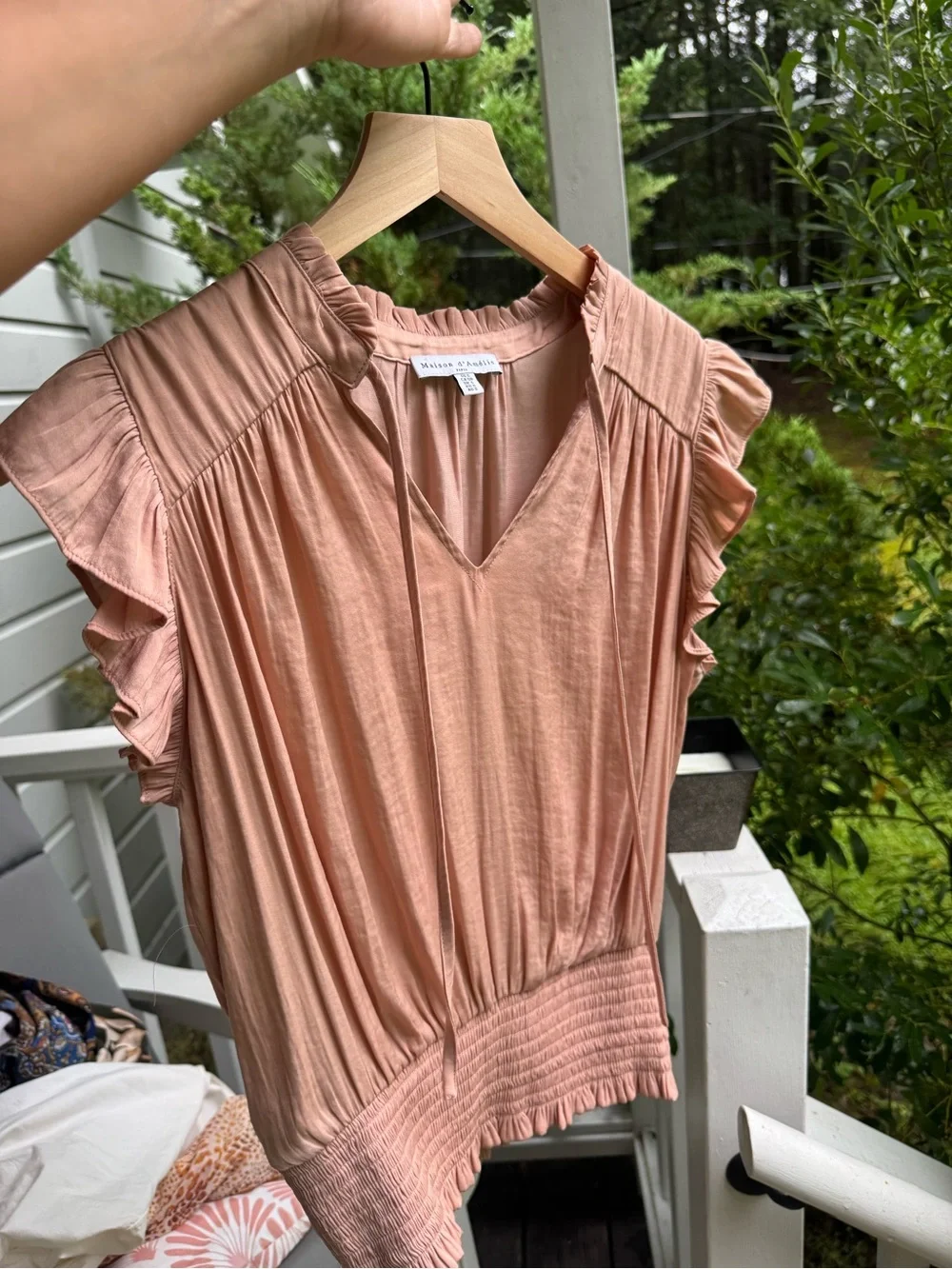 Maison d’Amélie Ruffled Detailed Blouse